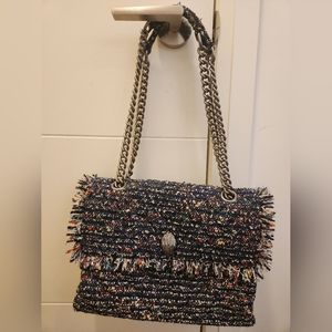 Kurt Geiger tweed purse
